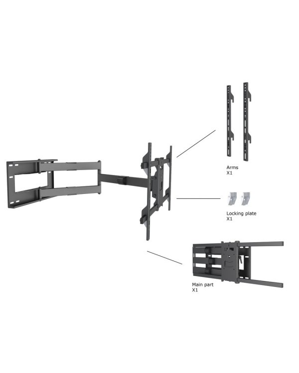 Multibrackets MB-6539 Настенный кронштейн для телевизора для телевизоров до 75" / 40kg