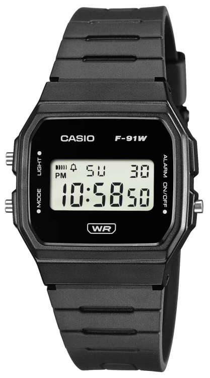 CASIO F-91WB-1AVDF Унисекс часы