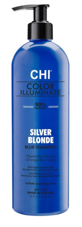 CHI Color Illuminate Silver Blonde Blue Шампунь 355ml