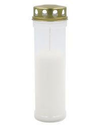 Candela Могильная Свеча С Крышкой White