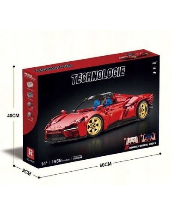 Reobrix RC Набор Cтроительных блоков для спортивного автомобиля 1958шт.