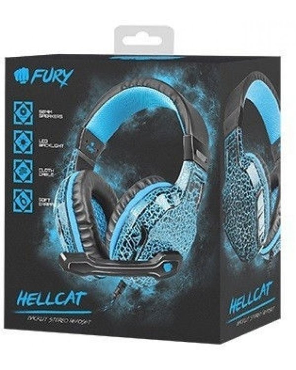 Natec Fury HellCat Gaming Игровые наушники с микрофоном и Подстветкой