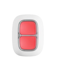 Ajax DoubleButton Белая Беспроводная Тревожная Кнопка с Двойной Защитой от Случайных Нажатий