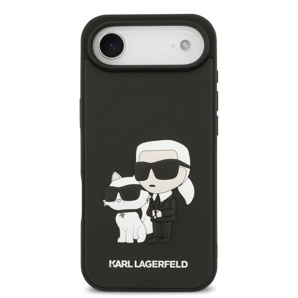 Karl Lagerfeld 3D Rubber Karl and Choupette Case Чехол для Apple iPhone 17 Air Karl Lagerfeld 3D Rubber Karl and Choupette Case Чехол для Apple iPhone 17 Air