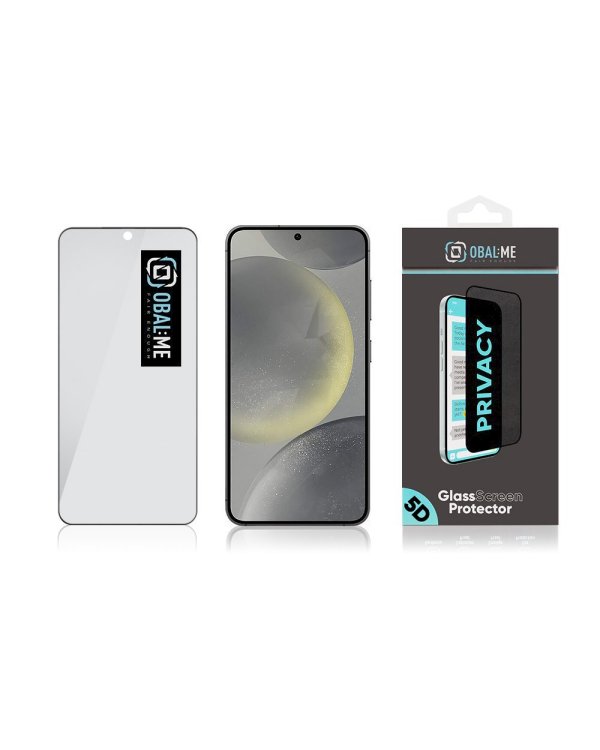 Дополнительное изображение книги «OBAL:ME Privacy 5D Glass Screen Protector Защитное стекло для Samsung Galaxy S24/S25 / чёрный»
