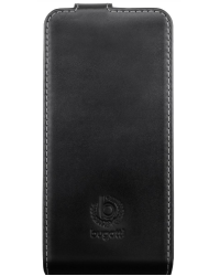 Bugatti Flip Case Вертикальный Кожаный Чехол для телефона Apple iPhone 6 / 6S Черный