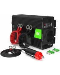 Green Cell Car Power Inverter Converter 12V to 230V / 300W / 600W Modified Sine Wave