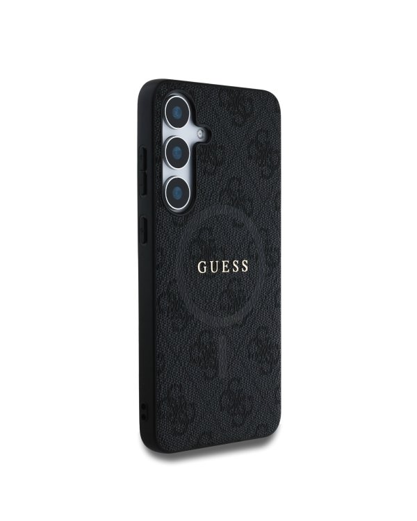 Guess PU Leather 4G Colored Ring MagSafe MagSafe Чехол для Samsung Galaxy S25