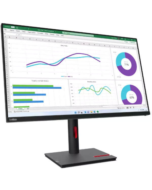 Lenovo 63D3GAT1EU ThinkVision Quad HD LED Монитор 31.5"