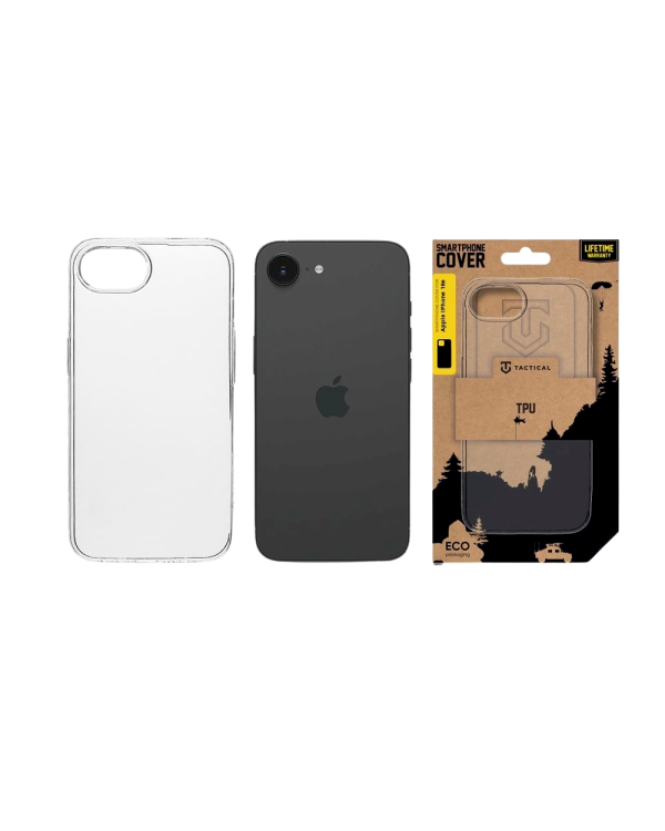 Tactical TPU Cover Защитный чехол для Apple iPhone 16e / прозрачный