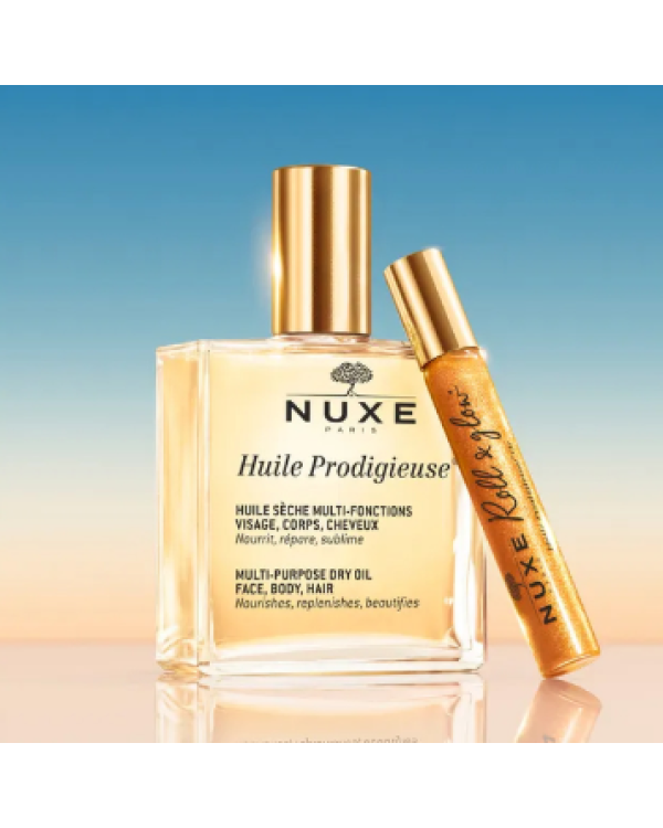 Nuxe Huile Prodigieuse komplekts Сухое масло 100 ml / 8 ml