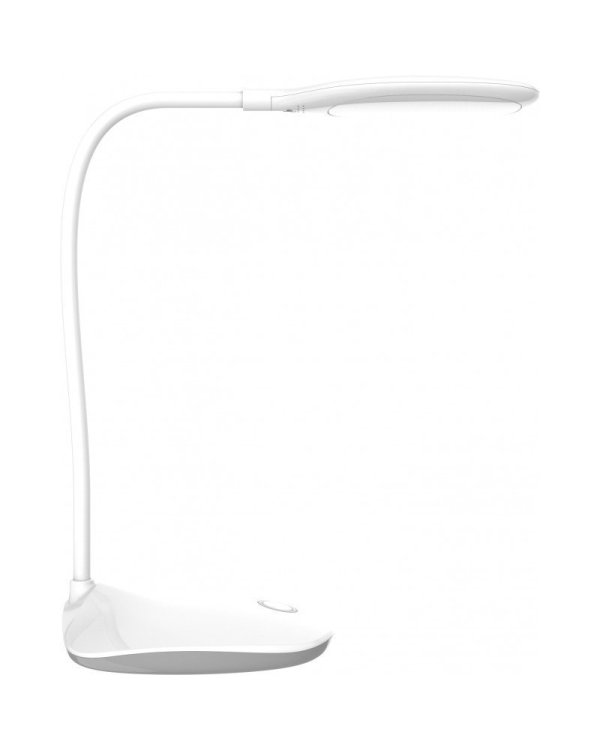 Platinet PDLK6700W Гибкая 3W Led Настольная Лампа 3-уровня стета + Атмосферная подсветка AC USB 5V / 4x AAA Питание