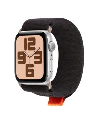 OBAL:ME Textile Strap Ремешок для часов Apple Watch 42-49mm M-L / чёрный/оранжевый