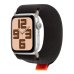 OBAL:ME Textile Strap Ремешок для часов Apple Watch 42-49mm M-L / чёрный/оранжевый