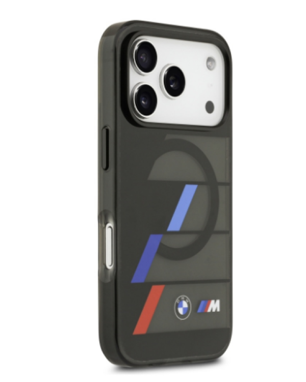 BMW M IML Metal Buttons Tricolor Lines MagSafe Case Защитный Чехол для Apple iPhone 17 Pro Max