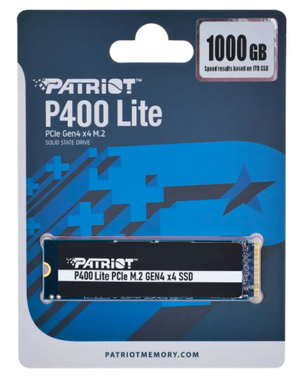 Patriot P400LP1KGM28H SSD диск 1TB / M.2 / PCI Express 4.0 / NVMe