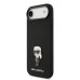 Обложка книги «Karl Lagerfeld Liquid Silicone Metal Ikonik Case Защитный чехол для iPhone Air / чёрный»