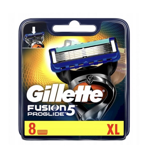 Gillette Fusion5 ProGlide Запасные Лезвия для Бритвы 8шт
