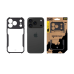 Tactical Quantum Stealth Cover Защитный чехол для Apple iPhone 17 Pro / прозрачный/чёрный