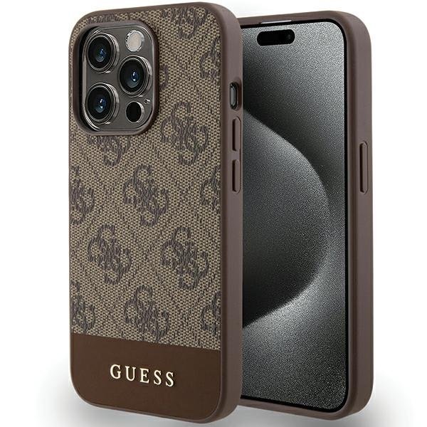 Guess GUHCP15LG4GLBR Чехол для Apple iPhone 15 Pro