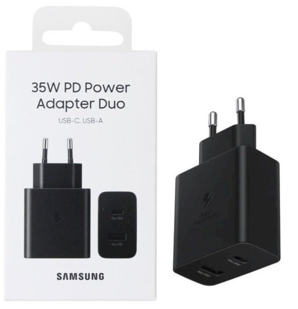 Samsung EP-TA220NBEGEU Super Fast Charge PD 35W зарядное устройство