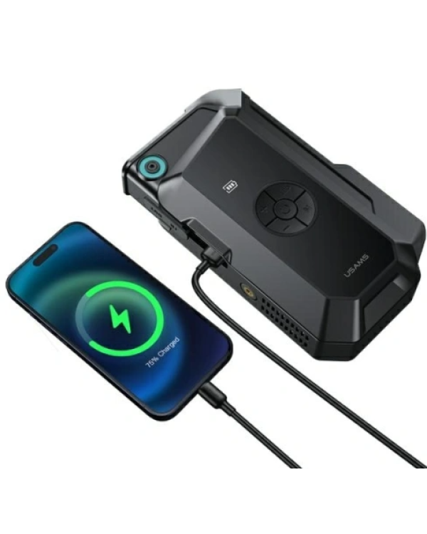 Usams Jumpstarter Power bank 8000mAh + Встроенный фонарик Черный