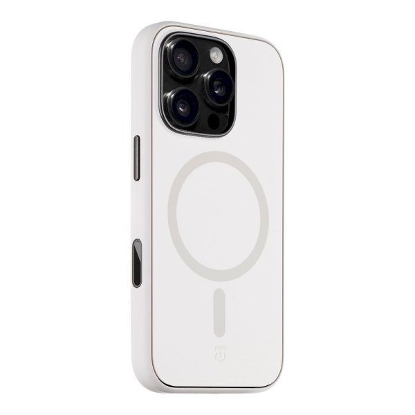 Tactical MagForce SmoothIsFast Cover Защитный чехол для Apple iPhone 16 Pro / меловой