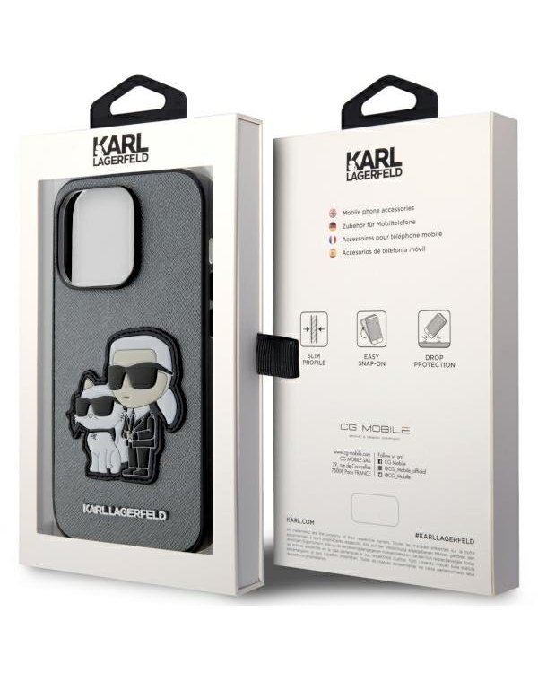 Karl Lagerfeld KLHCP14LSANKCPG Чехол для Apple iPhone 14 Pro
