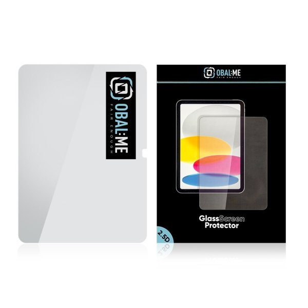 OBAL:ME 2.5D Glass Screen Protector Защитное стекло для iPad 10.9 2022/11 2025 / прозрачный