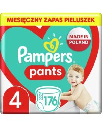 Pampers Pants Подгузники‑Трусики Размер 4 (9‑15kg) 176шт