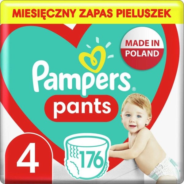 Обложка книги «Pampers Pants Подгузники‑Трусики Размер 4 (9‑15kg) 176шт»
