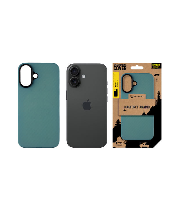 Tactical MagForce Aramid Cover Защитный чехол для Apple iPhone 16 / синий