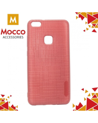 Mocco Cloth Силиконовый чехол с текстурой для Huawei P8 Lite / P9 Lite (2017) Красный