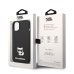 Karl Lagerfeld Liquid Silicone Choupette Защитный чехол для iPhone 14 Plus / чёрный