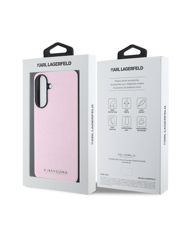 Karl Lagerfeld PU Saffiano Metal Logo Case Чехол для Samsung Galaxy A56