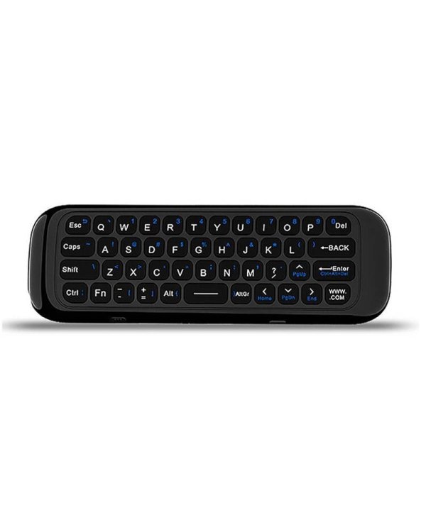 RoGer M8 Universal Remote control Универсальный пульт дистанционного управления с беспроводной клавиатурой для TV 2.4G USB-ресивер TV W1 черный