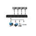 Qoltec 51798 HDMI сплиттер 4 × HDMI / 3840×2160 / 3.4 Гб/с