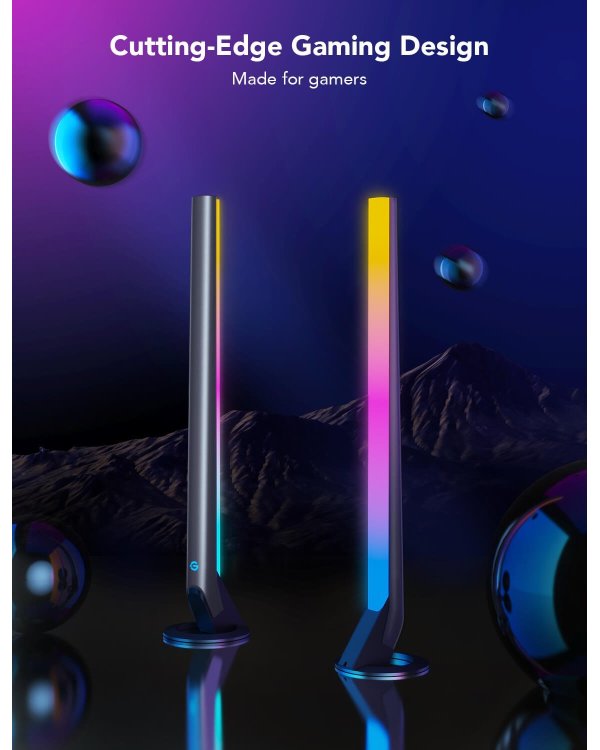 Дополнительное изображение книги «Govee H6047 Gaming RGBIC Light Bars with Smart Controller Bluetooth / Wi-Fi»