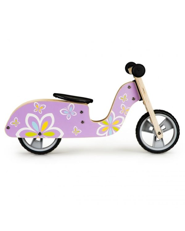 EcoToys Balance Bike из дерева Pink