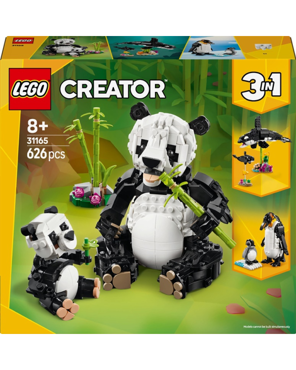 LEGO 31165 Creator 3in1 Wild Animals Panda Family Конструктор