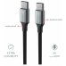 Swissten Textile II USB-C - USB-C Kабель для передачи данных и зарядки 1.5m