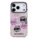 Karl Lagerfeld IML Multi K&CH Heads Case Защитный чехол для iPhone 17 Pro / розовый
