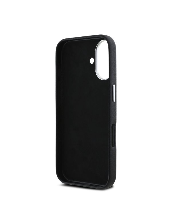 Karl Lagerfeld Grained PU Hotel RSG Case Защитный чехол для iPhone 16 / чёрный