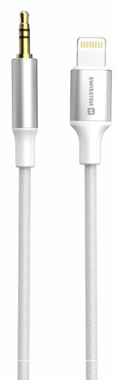 Swissten Audio Adapter Textile Aудио адаптер Lightning - 3.5mm Kабель 1.5m