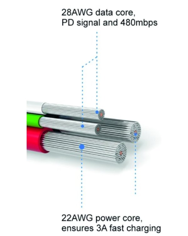 Swissten Textile Универсальный Micro USB Кабель данных 1.2m