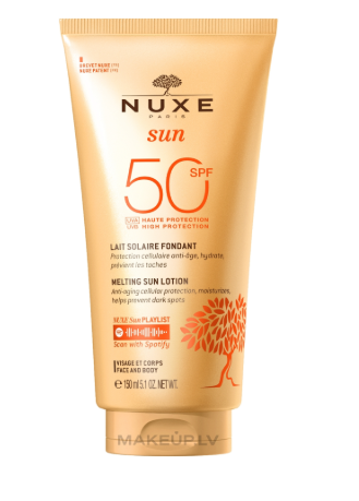 Nuxe Sun Melting Солнцезащитный лосьон SPF 50 150ml