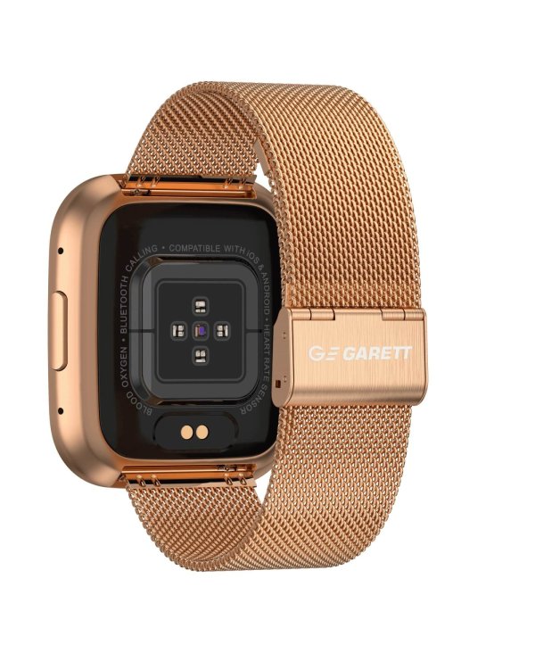 Garett GRC STYLE Gold steel Умные часы IPS / Bluetooth / IP68 / SMS