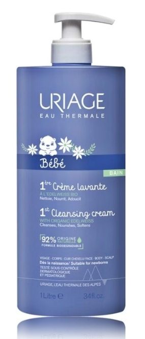 Uriage BÉBÉ - 1st Cleansing Cream Oчищающий крем 1000 ml