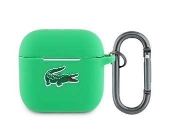 Lacoste Liquid Silicone Croc Logo Case Чехол для наушников Apple AirPods 4 Lacoste Liquid Silicone Croc Logo Case Чехол для наушников Apple AirPods 4