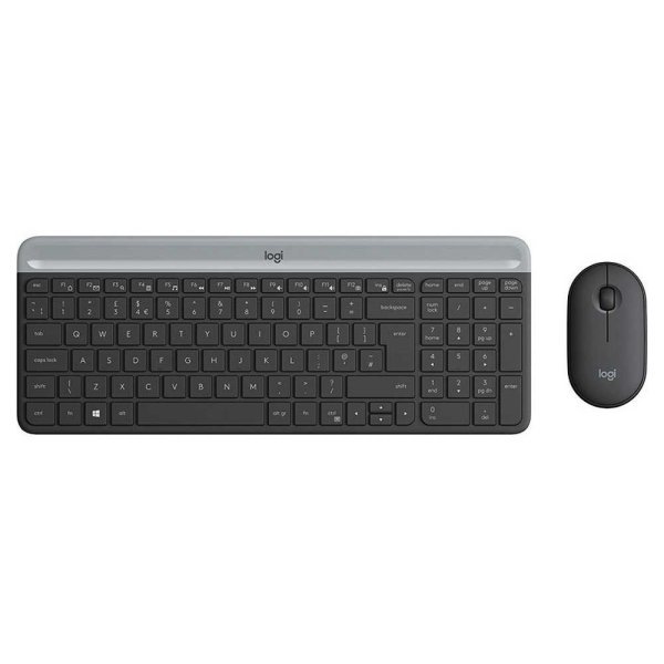Logitech MK470 Slim Беспроводной комплект клавиатуры + Мышь (RUS)